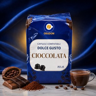 Cioccolata - 15 Capsule Compatibile Dolce Gusto ORADOM