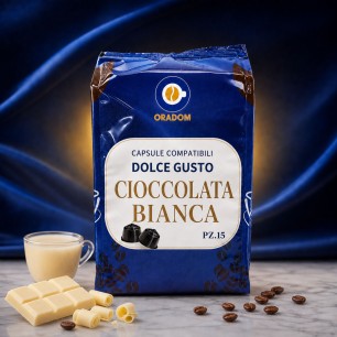 Cioccolata Bianca - 15 Capsule Compatibile Dolce Gusto ORADOM